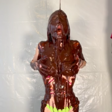 Slimed Models: Eliza's Back With Slimed Models... As You've Never Seen Her Before!