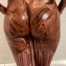 Slimed Models: A Familiar Face Goes Nude for the First Time (Sort Of)