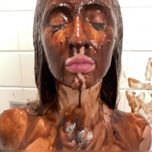 Slimed Models: A Familiar Face Goes Nude for the First Time (Sort Of)