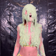 Slimed Models: Eliza Takes Our Longest Sliming in Our History