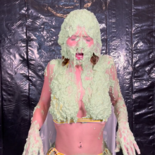 Slimed Models: Eliza Takes Our Longest Sliming in Our History
