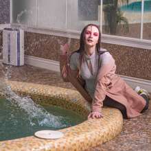 Wet Live Team: She Got Madly Soaked in the Pool with Beautiful Makeup
