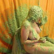 somedude82: Sirena Interviews at Strip Club, Gets Green Slimed, Strips