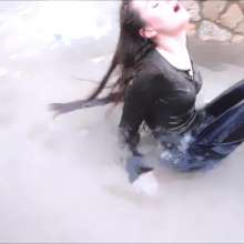 Tight and Wet Clothes: Skintight Hollister Jeans and Boots