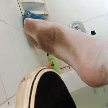 Thefetishgirl: Soaking Wet Sneakers and Dirty White Socks