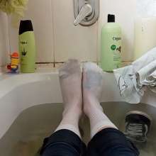 Thefetishgirl: Soaking Wet Sneakers and Dirty White Socks
