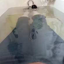 Thefetishgirl: Soaking Wet Sneakers and Dirty White Socks