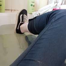 Thefetishgirl: Soaking Wet Sneakers and Dirty White Socks