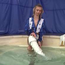 wamtec: Wetlook Cosplay Cheerleader