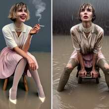 carlosstf33: Before and After wet and mud