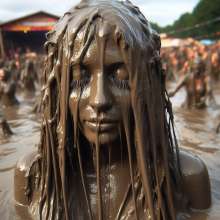 splathair2020: AI vs. muddy face girls... sometimes the mud wins