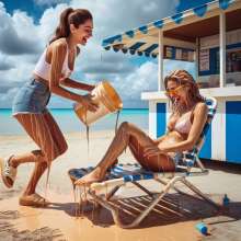 Bobographer: Painter Girls Part 2--Snack Bar re-paint
