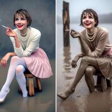 carlosstf33: Before and After wet and mud