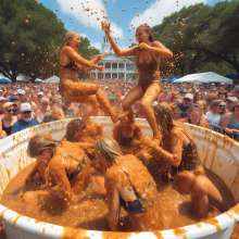 Bobographer: Tub in the Park series--Caramel Sauce