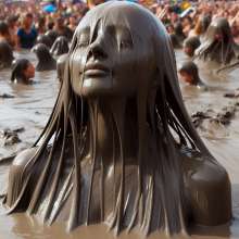 splathair2020: AI vs. muddy face girls... sometimes the mud wins
