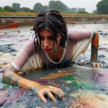 Bobographer: Jane trying to get out of the food waste lagoon