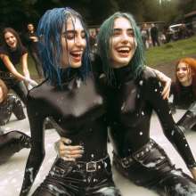 Insi: White slime on black jeans