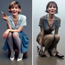 carlosstf33: Before and After wet and mud