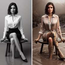 carlosstf33: Before and After wet and mud