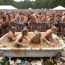 Bobographer: Tub in the Park series--Food Waste