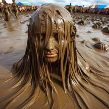splathair2020: AI vs. muddy face girls... sometimes the mud wins