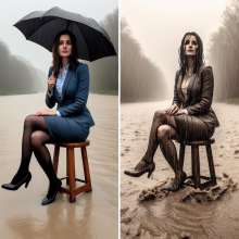 carlosstf33: Before and After wet and mud