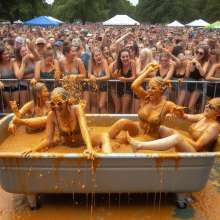 Bobographer: Tub in the Park series--Caramel Sauce