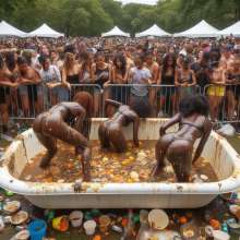 Bobographer: Tub in the Park series--Food Waste