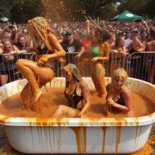 Bobographer: Tub in the Park series--Caramel Sauce