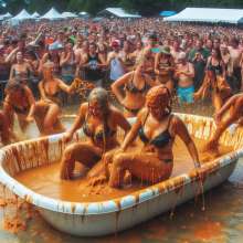 Bobographer: Tub in the Park series--Caramel Sauce