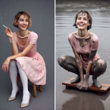 carlosstf33: Before and After wet and mud