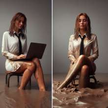 carlosstf33: Before and After wet and mud
