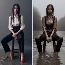 carlosstf33: Before and After wet and mud