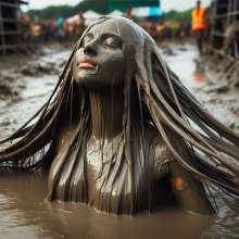 splathair2020: AI vs. muddy face girls... sometimes the mud wins