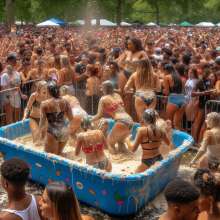 Bobographer: Tub in the Park series--Cake Batter