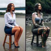 carlosstf33: Before and After wet and mud