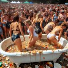 Bobographer: Tub in the Park series--Food Waste