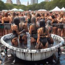 Bobographer: Tub in the Park series--Paint
