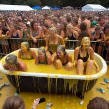Bobographer: Tub in the Park series--Mustard