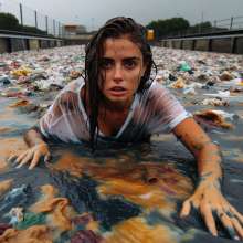 Bobographer: Jane trying to get out of the food waste lagoon