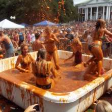 Bobographer: Tub in the Park series--Caramel Sauce