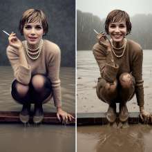 carlosstf33: Before and After wet and mud