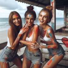 Bobographer: Painter Girls Part 2--Snack Bar re-paint