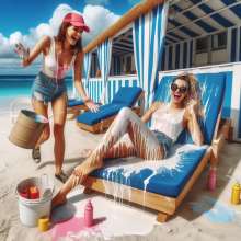 Bobographer: Painter Girls Part 2--Snack Bar re-paint