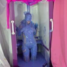 CandyCustard: Aston Sexy Satin Gunging