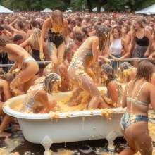 Bobographer: Tub in the Park series--Creamed Corn