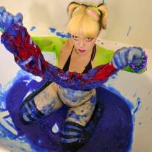 messyhot: Bebebethybear Liquid Glass Slime with a Hidden Gem