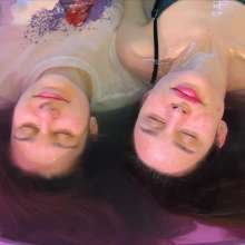 Wet Live Team: Completely Wet Girlfriends and Wet Hair in the Pool