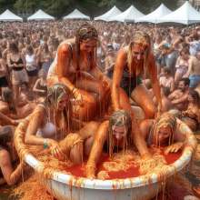 Bobographer: Tub in the Park series--Spaghetti