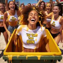 Bobographer: In The Bin game show--Mustard